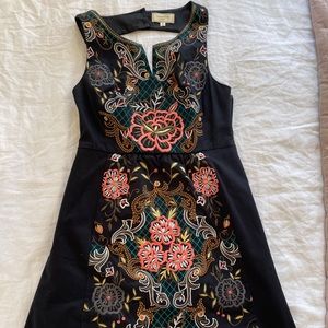 Anthropologie Moulinette Soeurs Embroidered Dress
